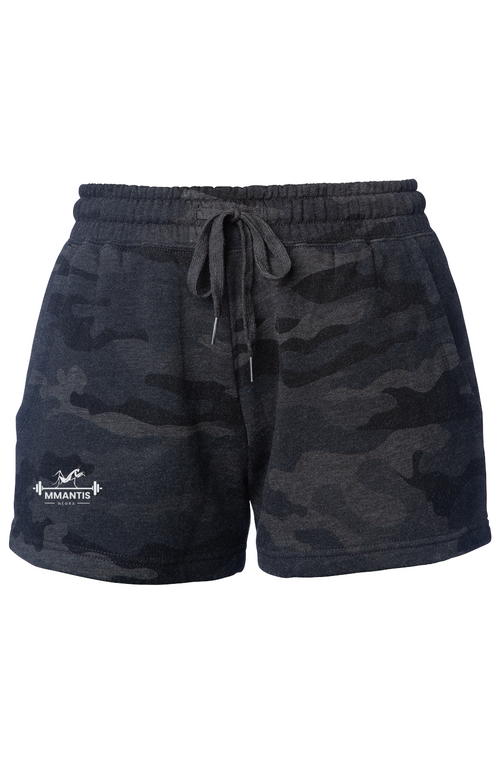 Black Camo Heather Shorts