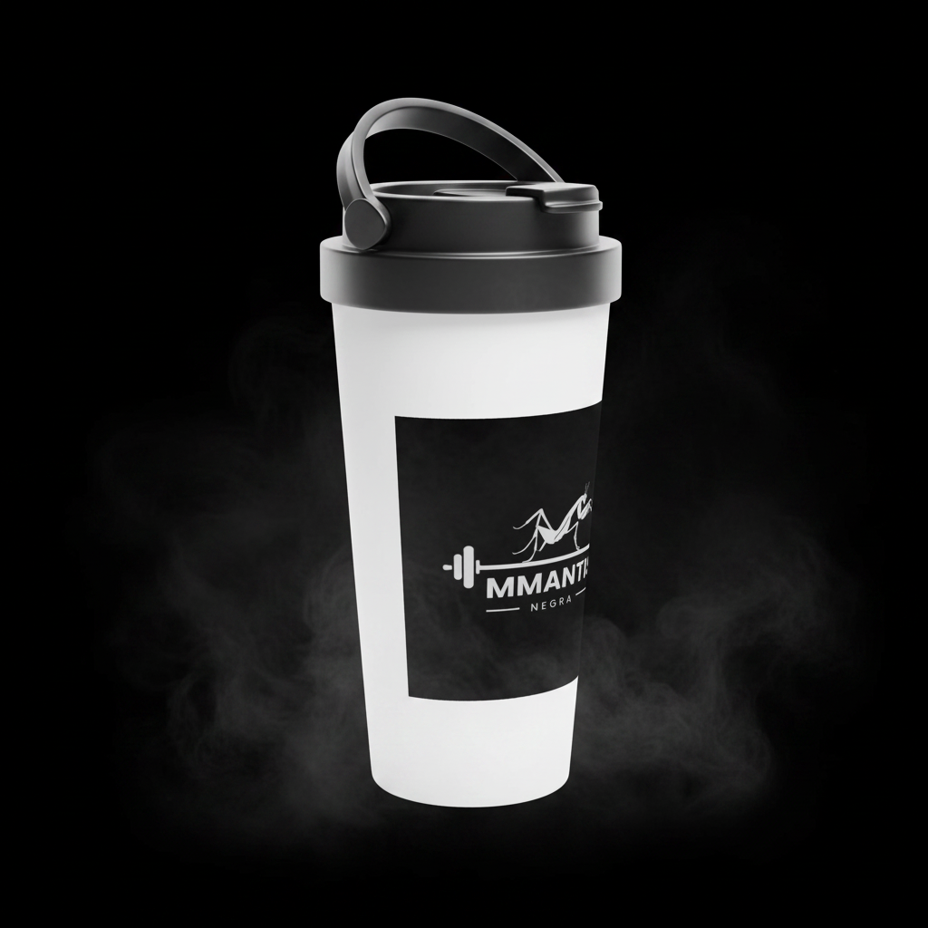 Insulated Stainless Steel Travel Mug 15oz - dark editorial